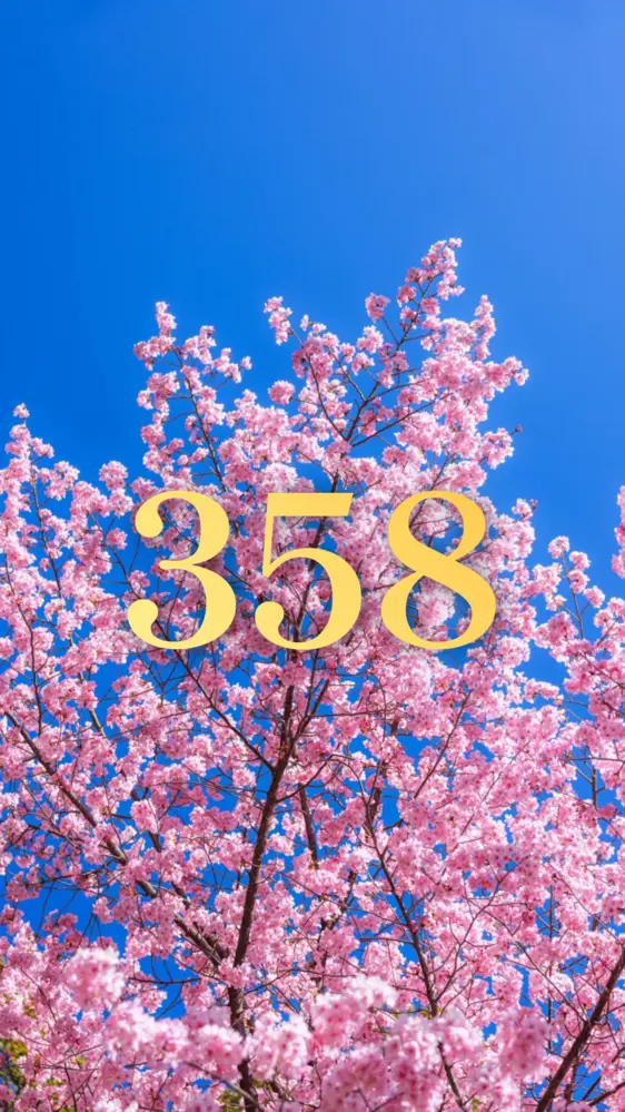 真っ青な空とピンクの河津桜 開運壁紙